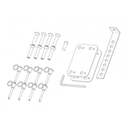 KV2 Audio SL2.15 SL Sub Bracket with pins Łącznik subwoofera SL2.15 z pinami QuickPin